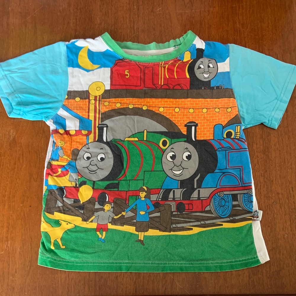🫐3/$30 Thomas & Friends Colorful Train Adventure Shirt